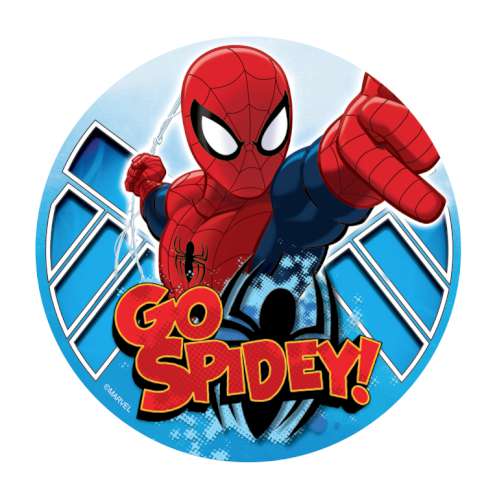 Spiderman Edible Icing Image #5 - Click Image to Close